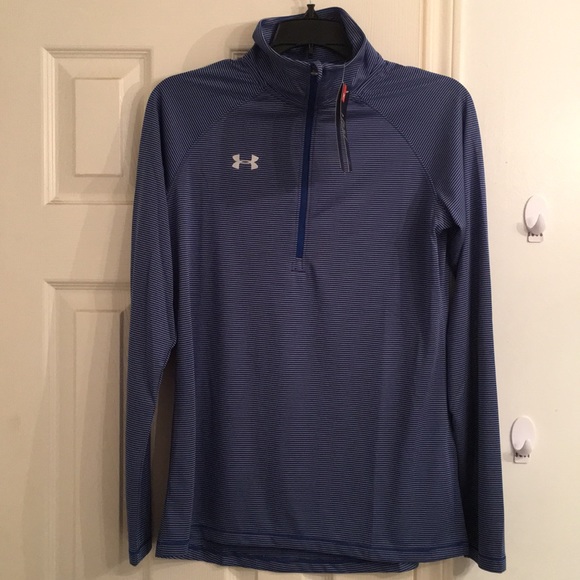 Under Armour Stripe Tech 1/4 Zip Long sleeve Shirt - Picture 2 of 7